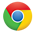 Chrome mobile logo